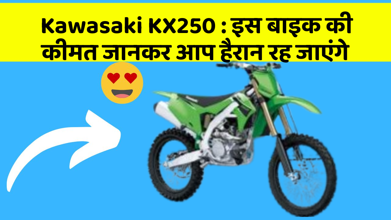 Kawasaki KX250: इस बाइक की कीमत जानकर आप हैरान रह जाएंगे